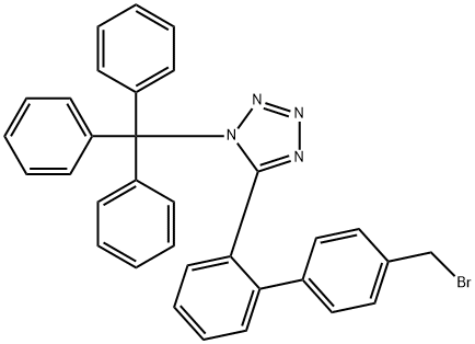 5-(4'-Bromomethyl-1,1'-biphenyl-2-yl)-1-triphenylmethyl-1H-tetrazole