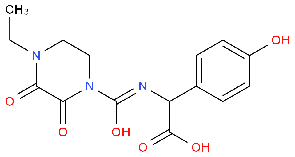 {(4-Ethyl-2,3-Dioxo-1-Piperazinyl)Carbonyl]Amino}-4-Hydroxy-Benzene Acetic Acid