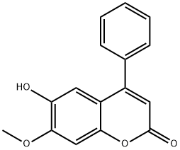 6-HYDROXY-7-METHOXY-4-PHENYLCOUMARIN