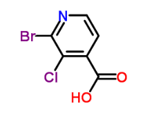 2-Bromo-3-chloroisonicotinic acid