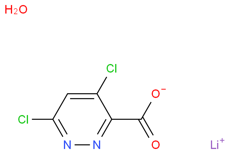 Lithium 4,6-dichloropyridazine-3-carboxylate hydrate