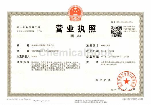 Business License Of EnterpriseLegal Person