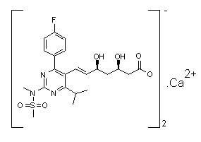 (3R,5S,6E)-7-[4-(4-fluorophenyl)-6-(1-methylethyl)-2-[N-methyl(n-methylsulfonyl)amino]-5-pyrimidinyl]-3,5-dihydroxy-6-Heptenoic calcium