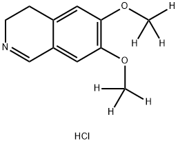 Isoquinoline, 3,4-dihydro-6,7-di(methoxy-d3)-, hydrochloride (1:1)