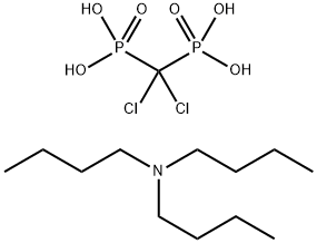 Phosphonic acid, P,P'-(dichloromethylene)bis-, compd. with N,N-dibutyl-1-butanamine (1:1)