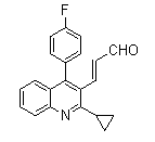 (E)-3-[2-Cyclopropyl-4-(4-fluorophenyl)-3-quinolinyl-2-propenal