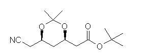 (4R,Cis)-1,1-dimethylethyl-cyanomethyl-2,2-dimethyl-1,3-dioxane-4-acetate