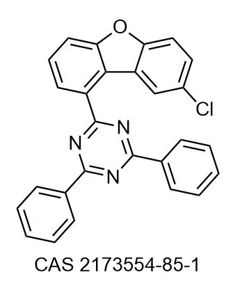 2-(8-chlorodibenzo[b,d]furan-1-yl)-4,6-diphenyl-1,3,5-triazine