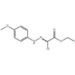 Acetic acid, 2-chloro-2-[2-(4-methoxyphenyl)hydrazinylidene], ethyl ester