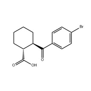 Cyclohexanecarboxylic acid, 2-(4-bromobenzoyl)-, (1R,2R)-