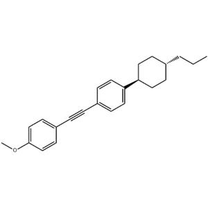 1-methoxy-4-((4-(4-propylcyclohexyl)phenyl)ethynyl)benzene