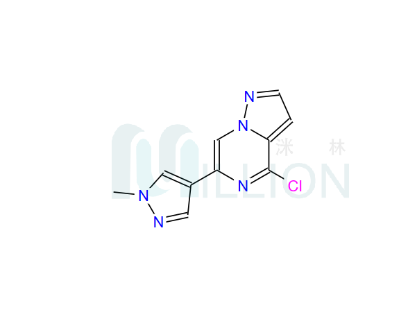 4-chloro-6-(1-methyl-1H-pyrazol-4-yl)pyrazolo[1,5-a]pyrazine