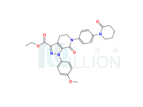 1-(4-Methoxyphenyl)-7-oxo-6-[4-(2-oxopiperidin-1-yl)phenyl]-4,5,6,7-tetrahydro-1H-pyrazolo[3,4-c]pyridine-3-carboxylic acid ethyl ester