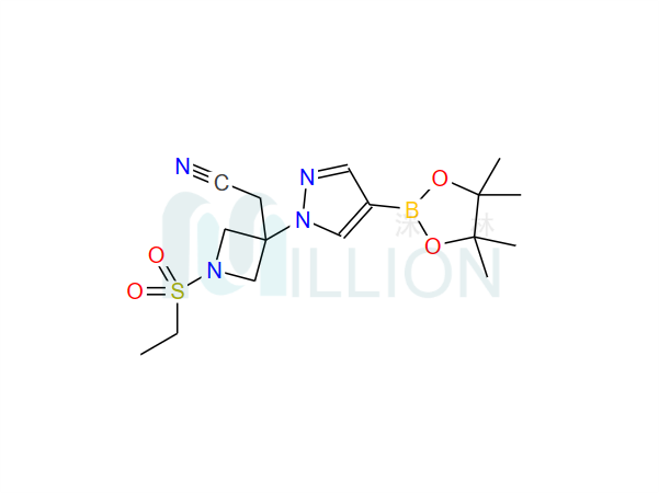 3-Azetidineacetonitrile, 1-(ethylsulfonyl)-3-[4-(4,4,5,5-tetramethyl-1,3,2-dioxaborolan-2-yl)-1H-pyrazol-1-yl]-