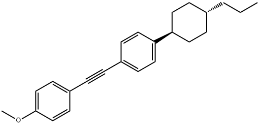 1-methoxy-4-((4-(4-propylcyclohexyl)phenyl)ethynyl)benzene