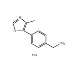 (4-(4-Methylthiazol-5-yl)phenyl)methanamine hydrochloride