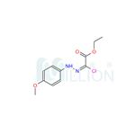 Acetic acid, 2-chloro-2-[2-(4-methoxyphenyl)hydrazinylidene], ethyl ester