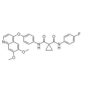 N-[4-[(6,7-Dimethoxy-4-quinolinyl)oxy]phenyl]-N'-(4-fluorophenyl)-1,1-cyclopropanedicarboxamide