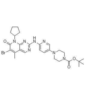 4-[6-[(6-Bromo-8-cyclopentyl-7,8-dihydro-5-methyl-7-oxopyrido[2,3-d]pyrimidin-2-yl)amino]-3-pyridinyl]-1-piperazinecarboxylic acid 1,1-dimethylethyl ester