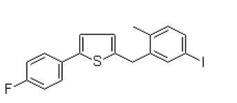 2-(4-Fluorophenyl)-5-[(5-iodo-2-methylphenyl)methyl]thiophene