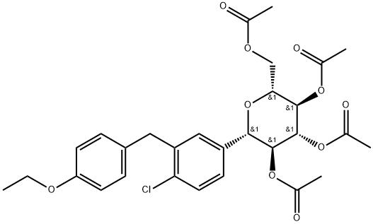 (2R,3R,4R,5S,6S)-2-(AcetoxyMethyl)-6-(4-chloro-3-(4-ethoxybenzyl)phenyl)tetrahydro-2H-pyran-3,4,5-triyl triacetate