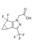 2-(5,5-difluoro-3-(trifluoromethyl)-3b,4,4a,5-tetrahydro-1H-cyclopropa[3,4]cyclopenta[1,2-c]pyrazol-1-yl)acetic acid