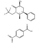 (3S,5S,6R)-6-methyl-2-oxo-5-phenyl-1-(2,2,2-trifluoroethyl)piperidine-3-aminium 4-nitrobenzoate