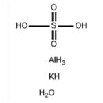 Aluminium potassium sulfate dodecahydrate