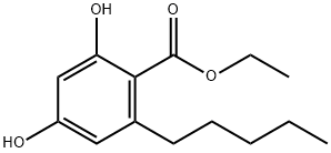 BENZOIC ACID, 2,4-DIHYDROXY-6-PENTYL-, ETHYL ESTER