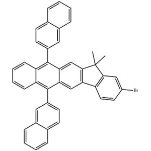 2-Bromo-13,13-dimethyl-6,11-di-2-naphthalenyl-13H-indeno[1,2-b]anthracene