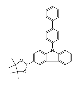 9-([1,1'-Biphenyl]-4-yl)-3-(4,4,5,5-tetramethyl-1,3,2-dioxaborolan-2-yl)-9H-carbazole