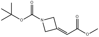 1-Azetidinecarboxylic acid, 3-(2-methoxy-2-oxoethylidene)-, 1,1-dimethylethyl ester