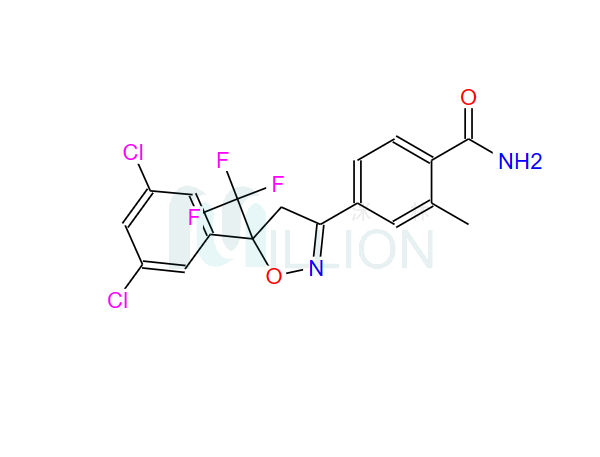 Benzamide, 4-[5-(3,5-dichlorophenyl)-4,5-dihydro-5-(trifluoromethyl)-3-isoxazolyl]-2-methyl-