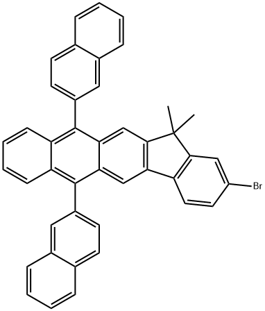 2-Bromo-13,13-dimethyl-6,11-di-2-naphthalenyl-13H-indeno[1,2-b]anthracene