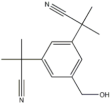 5-(Hydroxymethyl)-alpha,alpha,alpha',alpha'-tetramethyl-1,3-benzenediacetonitrile