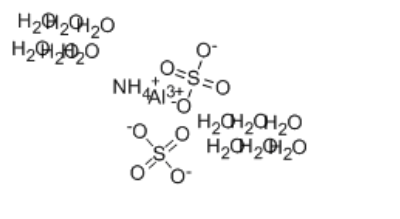 Aluminium ammonium sulfate dodecahydrate