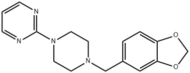 2-[4-(1,3-Benzodioxol-5-ylmethyl)piperazin-1-yl]pyrimidine