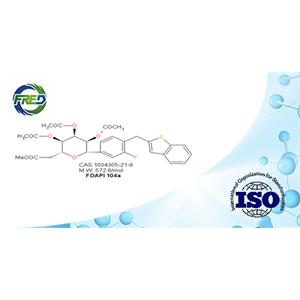 D-Glucitol, 1,5-anhydro-1-C-[3-(benzo[b]thien-2-ylMethyl)-4-fluorophenyl]-, 2,3,4,6-tetraacetate, (1S)-