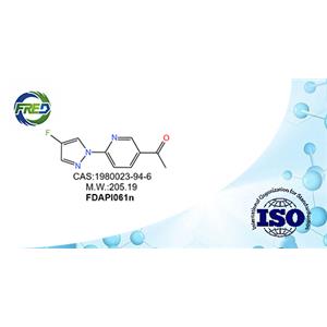 1-(6-(4-Fluoro-1H-pyrazol-1-yl)pyridin-3-yl)ethan-1-one