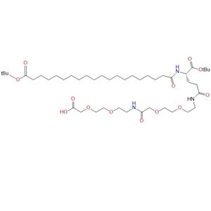 Ara(OtBu)-Glu(ɑ-OtBu)-AEEA-AEEA-OH