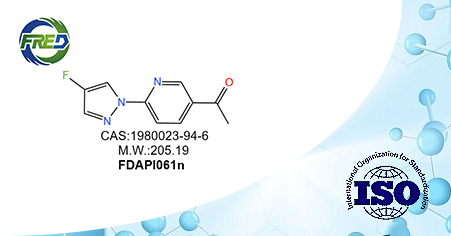 1-(6-(4-Fluoro-1H-pyrazol-1-yl)pyridin-3-yl)ethan-1-one