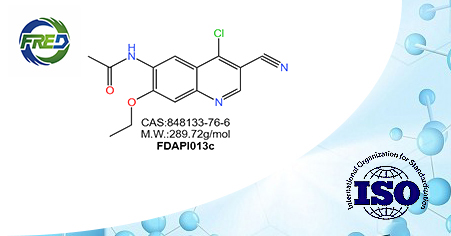 N-(4-chloro-3-cyano-7-ethoxy-6-quinolinyl)acetamide