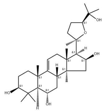 Lanost-9(11)-ene-3,6,16,25-tetrol, 20,24-epoxy-, (3β,6α,16β,20R,24S)-