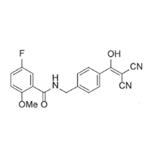 N-(4-(2,2-dicyano-1-hydroxyvinyl)benzyl)-5-fluoro-2-methoxybenzamide