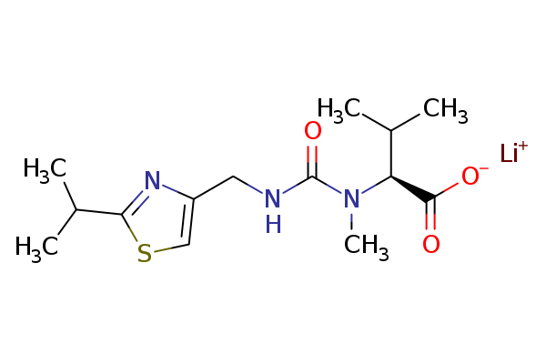 N-[N-Methyl-N-((2-isopropyl-4-thiazolyl)methyl)aminocarbonyl]-L-valine lithium salt