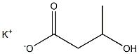 potassium 3-hydroxybutyrate Structure