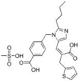 Eprosartan mesylate Structure