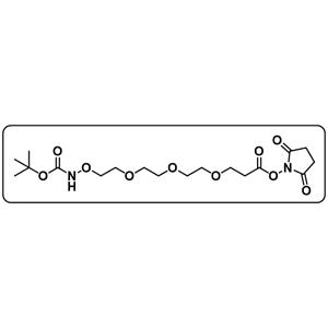 t-Boc-Aminooxy-PEG3-NHS ester