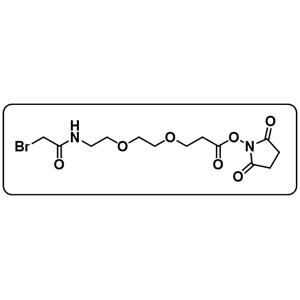 BrCH2CONH-PEG2-NHS ester