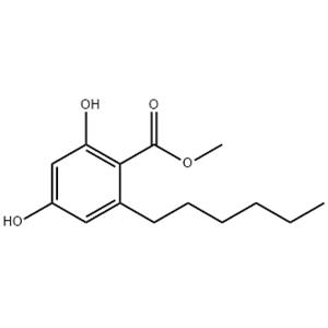 Benzoic acid, 2-hexyl-4,6-dihydroxy-, methyl ester